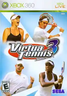 Virtua Tennis 3 (USA) box cover front